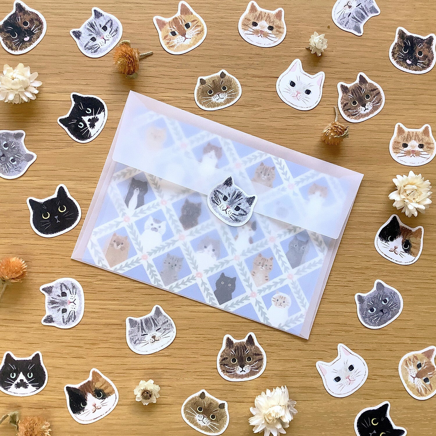 Cat Faces - Flake Stickers