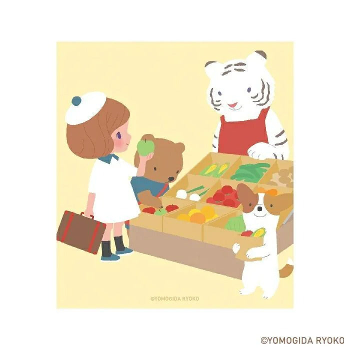 A Visit To The Market Memo Note Pad - Furukawa x Ryoko Yomogida
