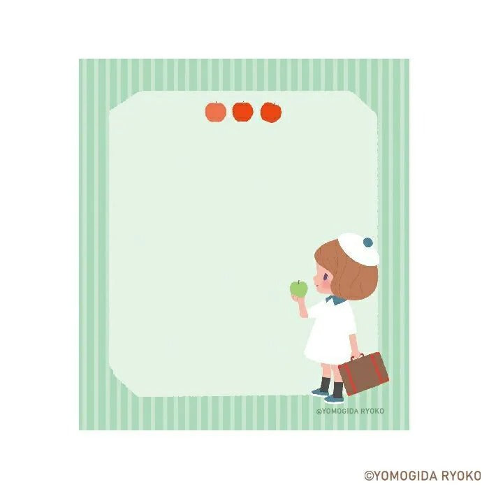 A Visit To The Market Memo Note Pad - Furukawa x Ryoko Yomogida