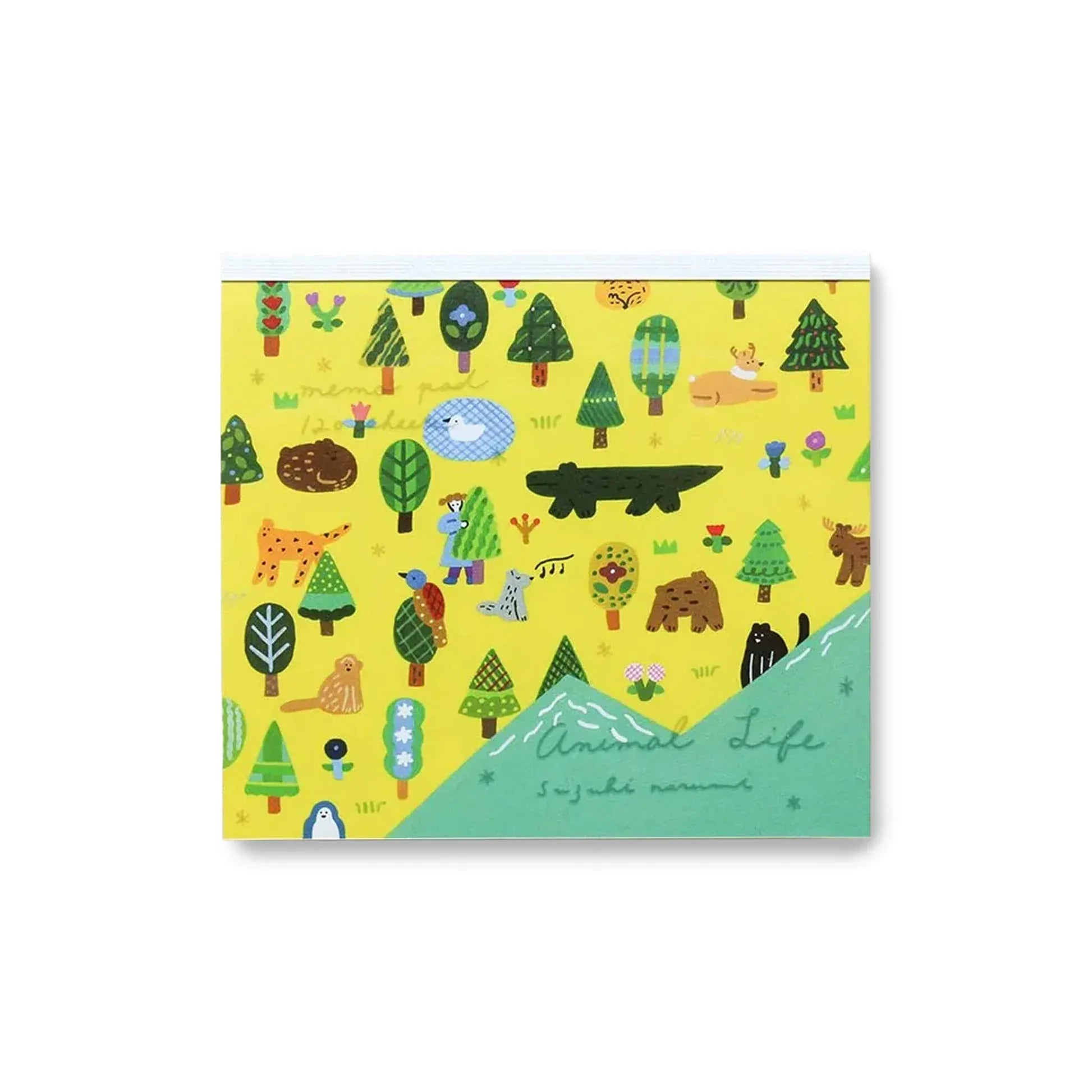 Animal Scenes Block Memo Pad - Cozyca x Narumi Suzuki