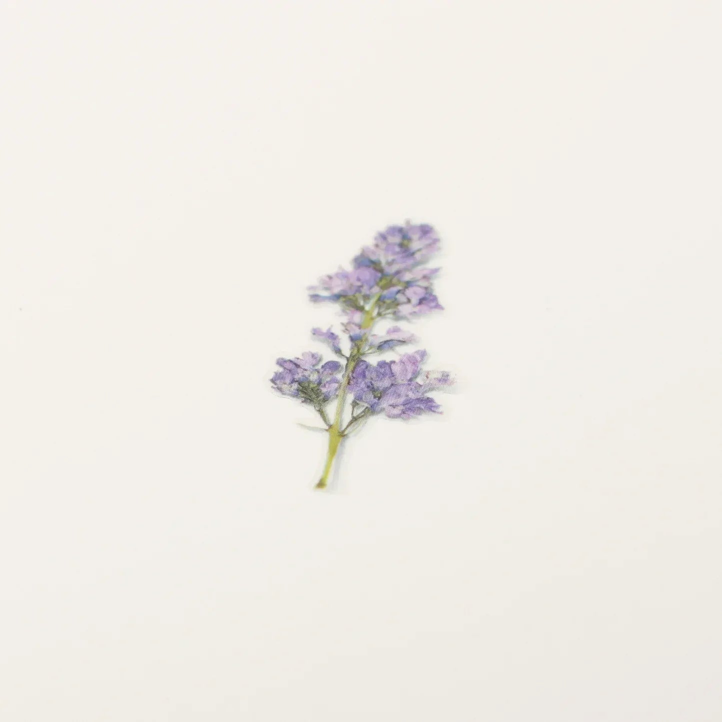 Lilac Pressed Flower Sticker Sheet