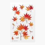 Palmate Maple Pressed Flower Sticker Sheet