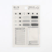 Checklist & Patterns - Clear Stamp Set
