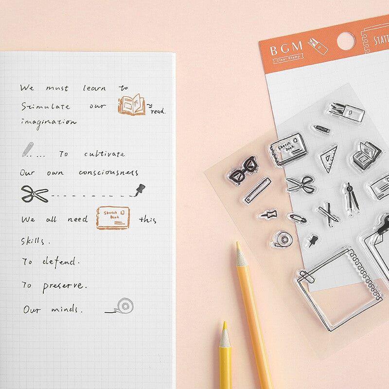 Stationary & Notes - Clear Stamp Set