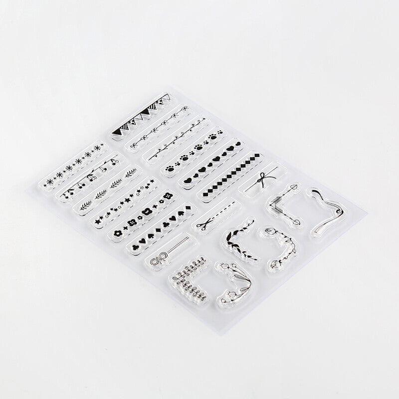Decorative Lines & Frames - Clear Stamp Set