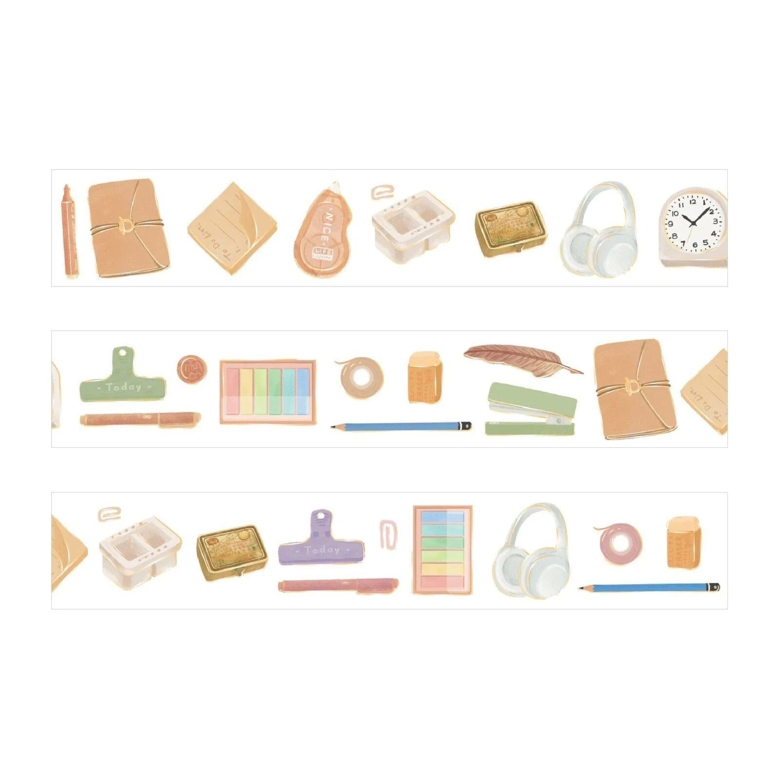 Stationary Collector Washi Masking Tape