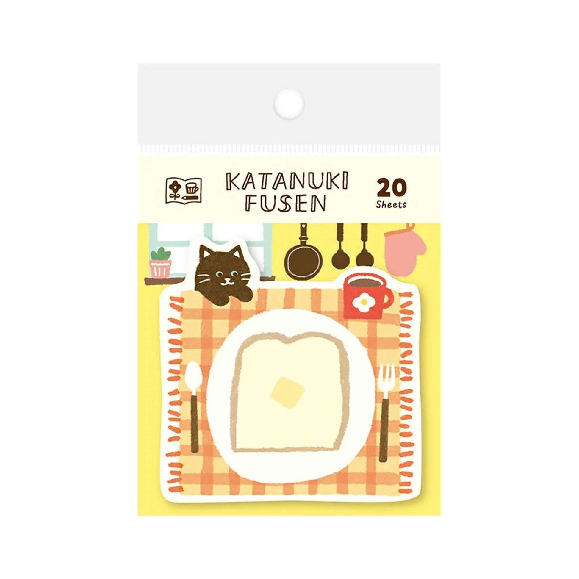Breakfast Toast Die-Cut Sticky Notes