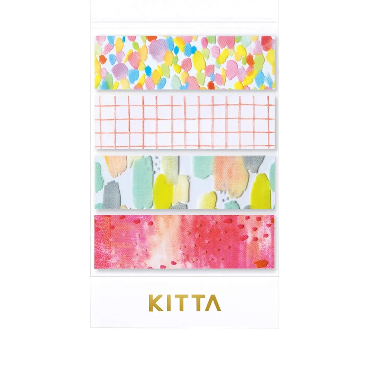 Bright Patterns - 'Drop' Pre Cut Clear Tape Pack (4 designs)
