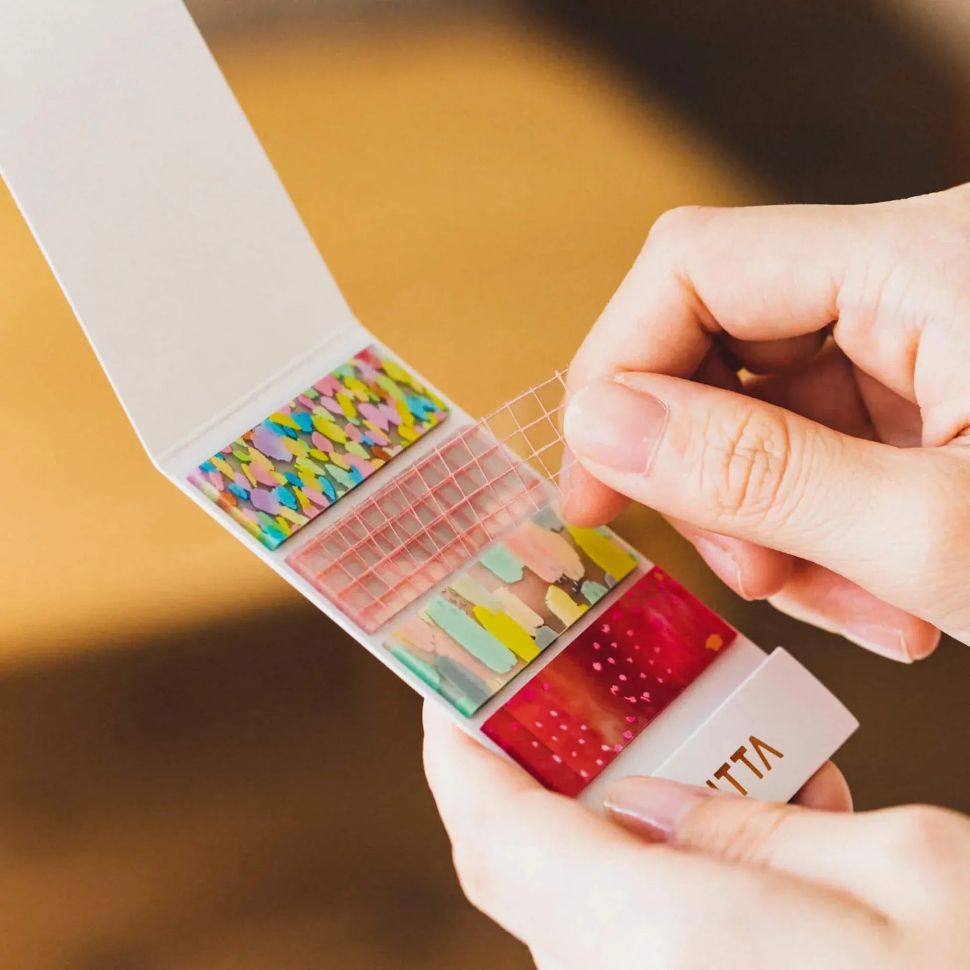 Bright Patterns - 'Drop' Pre Cut Clear Tape Pack (4 designs)