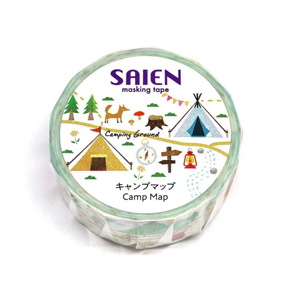 Camp Map Washi Masking Tape