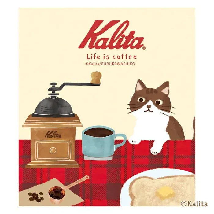 Cats & Black Coffee Memo Pad - Furukawa x Kalita