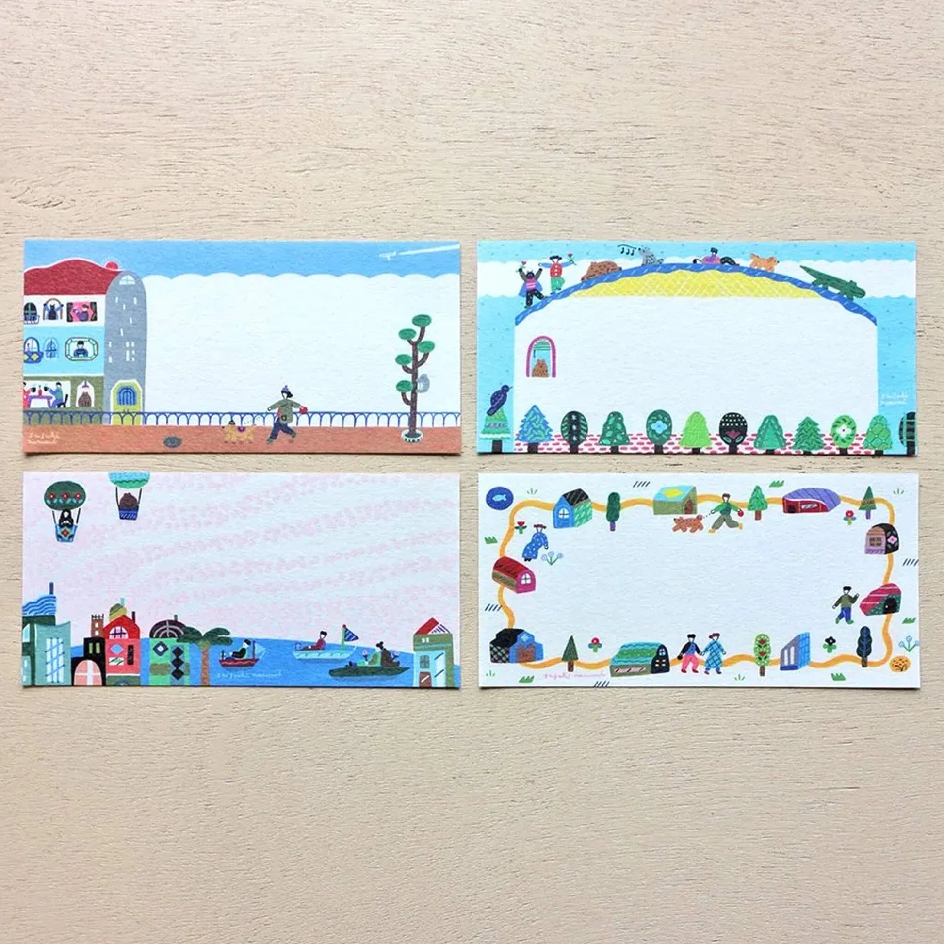 City Life Note Pad - Cozyca x Narumi Suzuki Ippitsusen