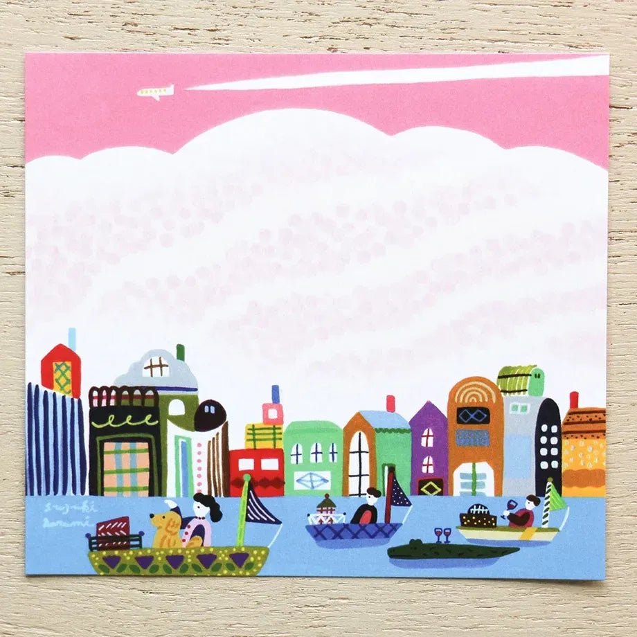 City Scenes Block Memo Pad - Cozyca x Narumi Suzuki