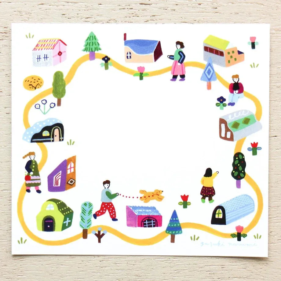 City Scenes Block Memo Pad - Cozyca x Narumi Suzuki