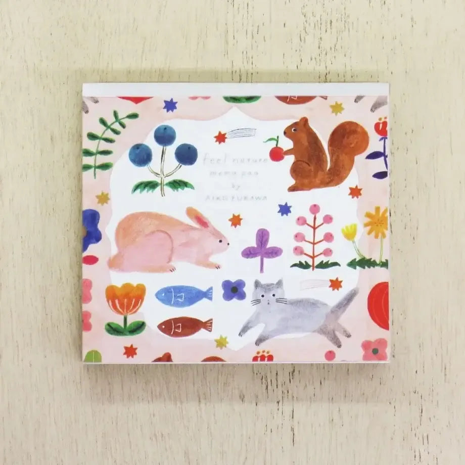 Colourful Nature Block Memo Pad - Cozyca x Aiko Fukawa