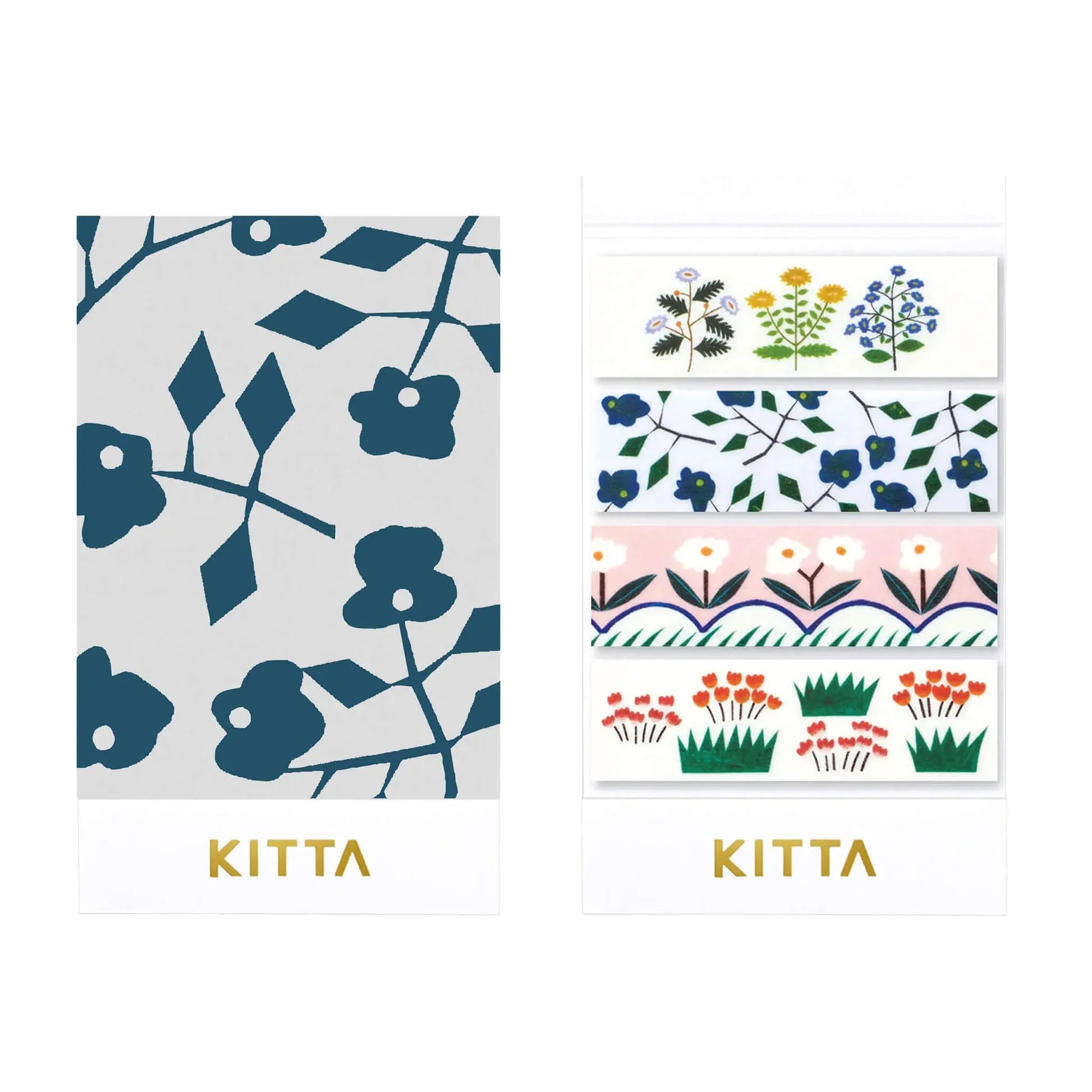 Flowers - Pre Cut Washi Tape Pack (4 designs)