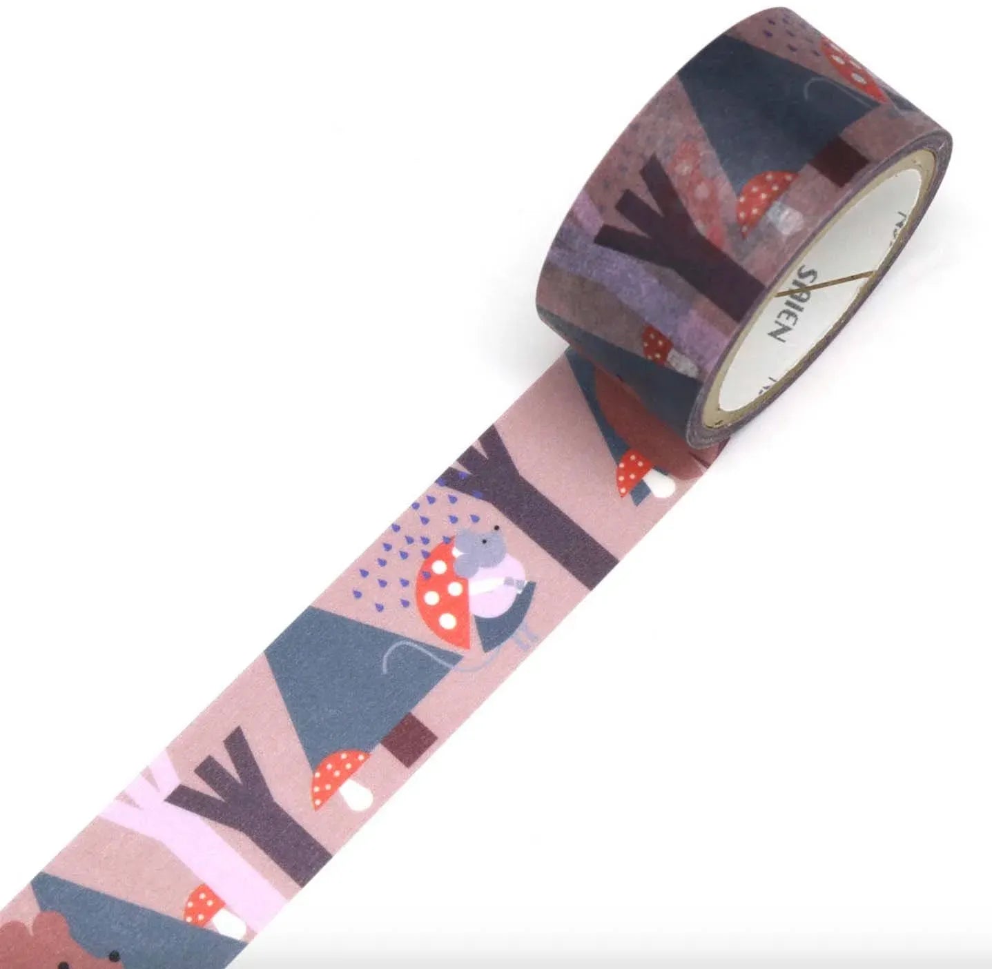 Forrest Bear Washi Tape - Heidi Valkola x SAIEN