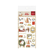 Cats, Books & White Coffee Sticker Sheet - Furukawa x Kalita