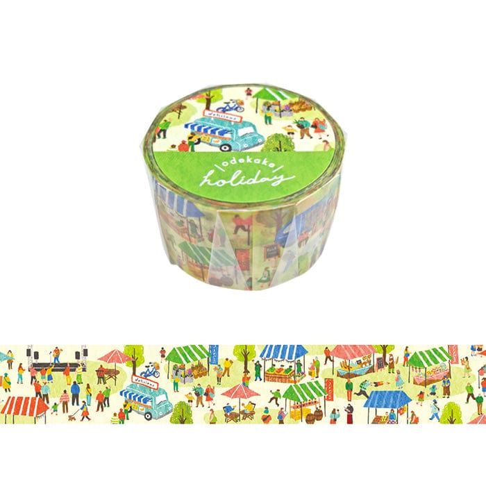 Holiday Market Stalls 'Marche' Washi Tape