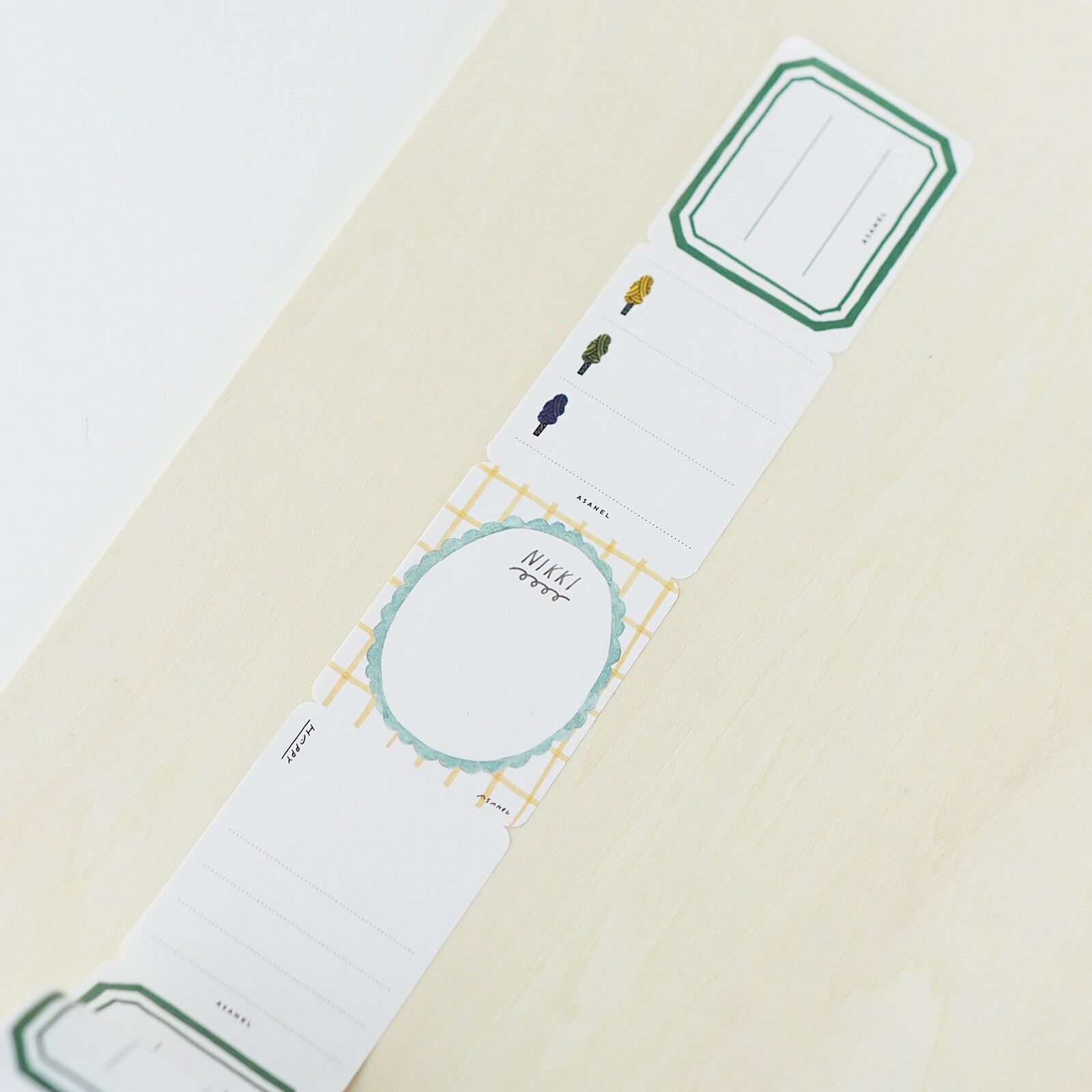 Journal Sticky Note Roll - Papier Platz x ASANEL