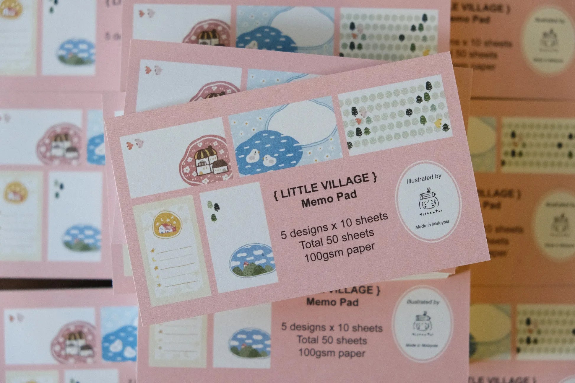 Little Village Memo Note Pad