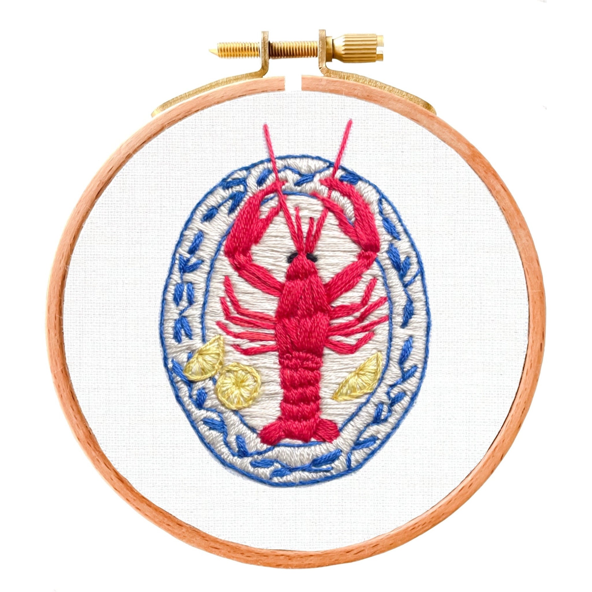Lobster Embroidery Kit