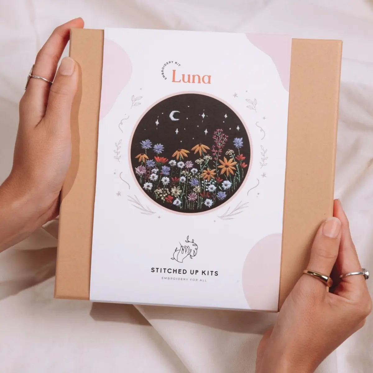 Lunar Wildflowers Embroidery Kit