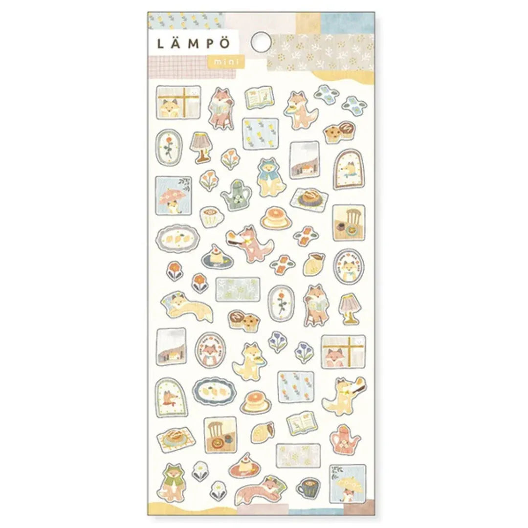 Cozy Tea Time With Little Fox Mini Sticker Sheet