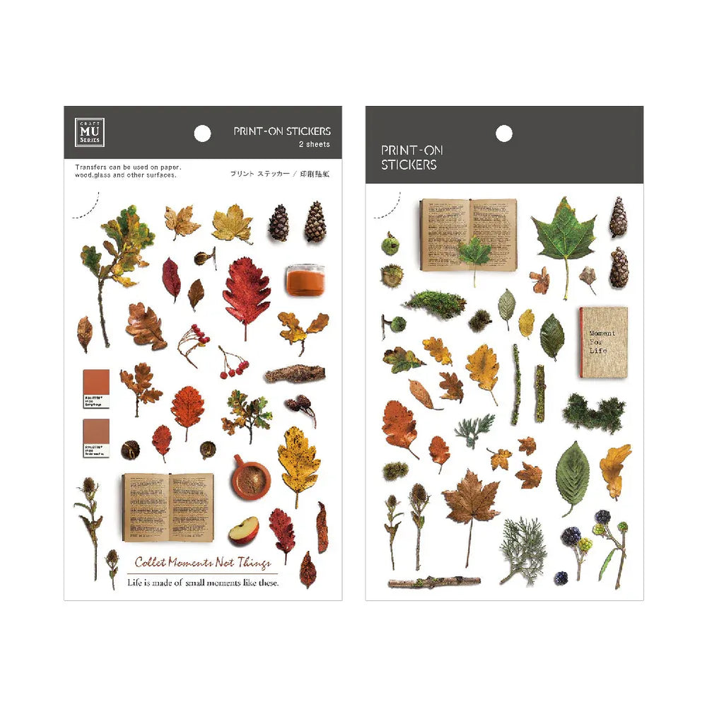 Autumn Collection Print-On Sticker Sheet (139)