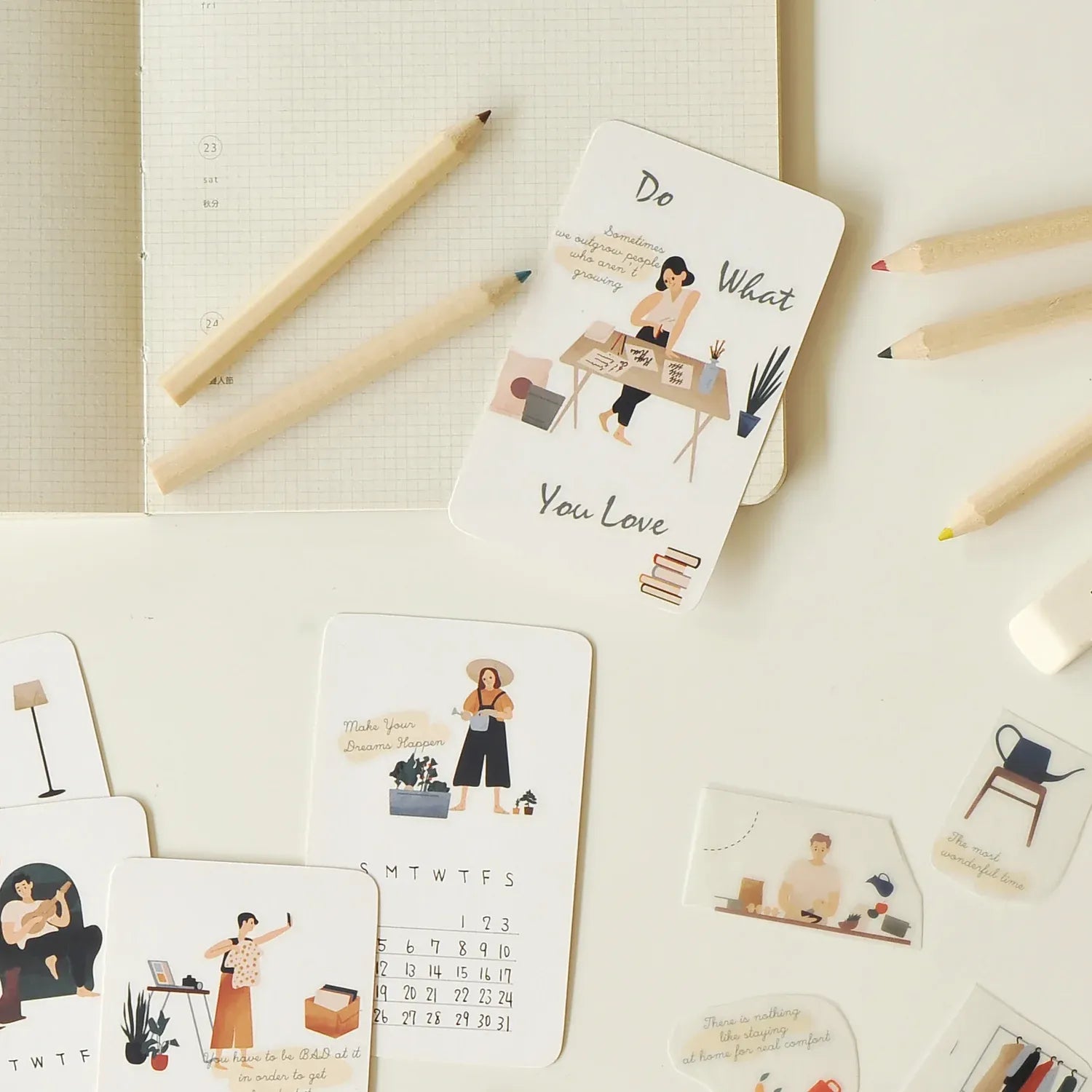 Do What You Love Print-On Sticker Sheet (80)