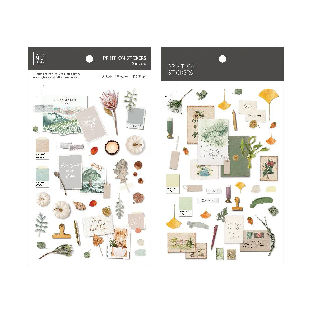 Letters From Autumn Print-On Sticker Sheet (138)