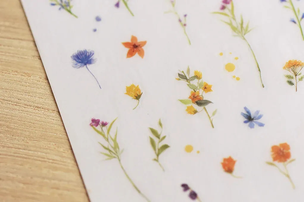 Little Wildflowers Print-On Sticker Sheet (121)