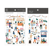 Market Stalls Print-On Sticker Sheet (137)