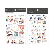 My Daily Life - Day By Day Print-On Sticker Sheet (135)