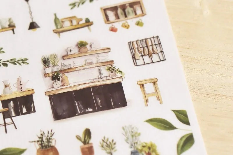 This Is My Happy Place Print-On Sticker Sheet (114)