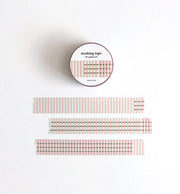 Pink Stripes & Check Pattern Washi Tape