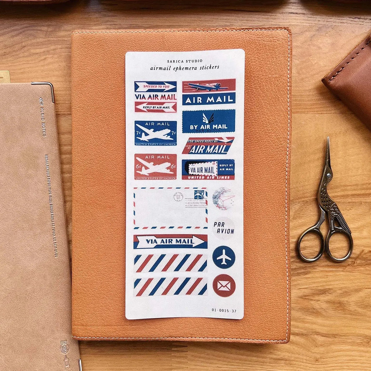 Airmail Ephemera Sticker Sheet