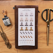 Assorted Clips & Pins Sticker Sheet