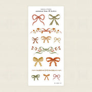 Autumnal Bows & Borders Sticker Sheet