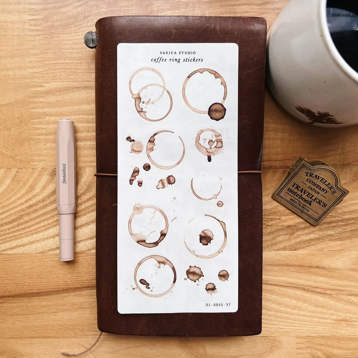 Coffee Ring Sticker Sheet