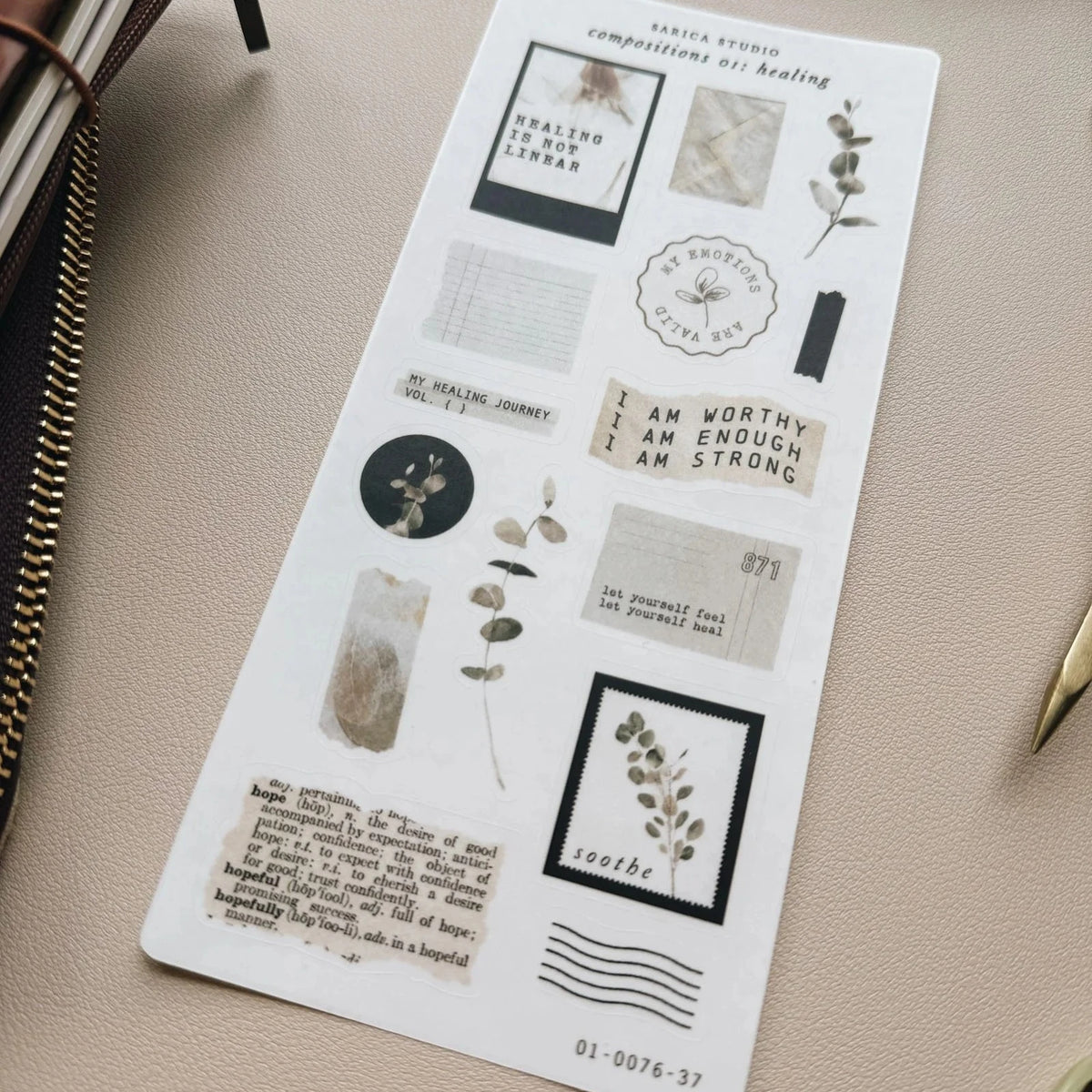 Compositions 01: Healing Sticker Sheet