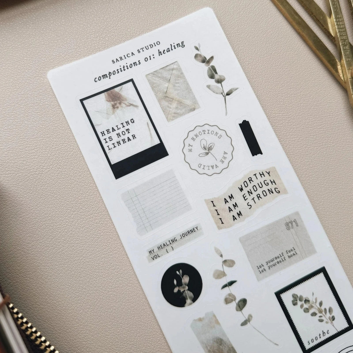 Compositions 01: Healing Sticker Sheet