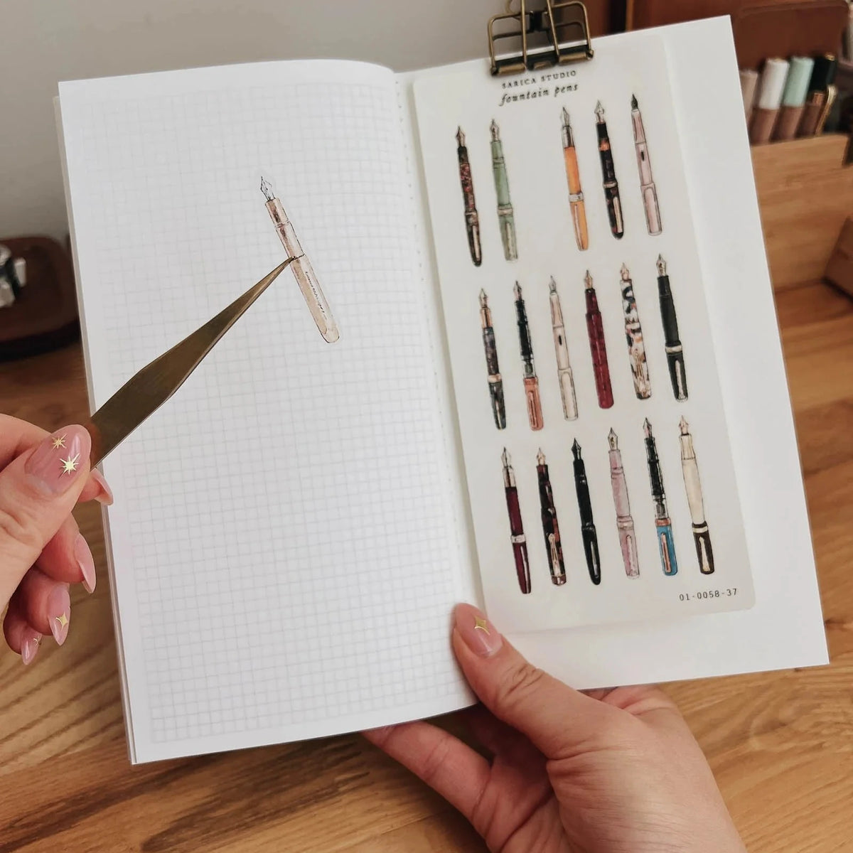 Fountain Pen Sticker Sheet