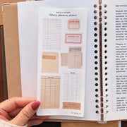 Library Ephemera Sticker Sheet