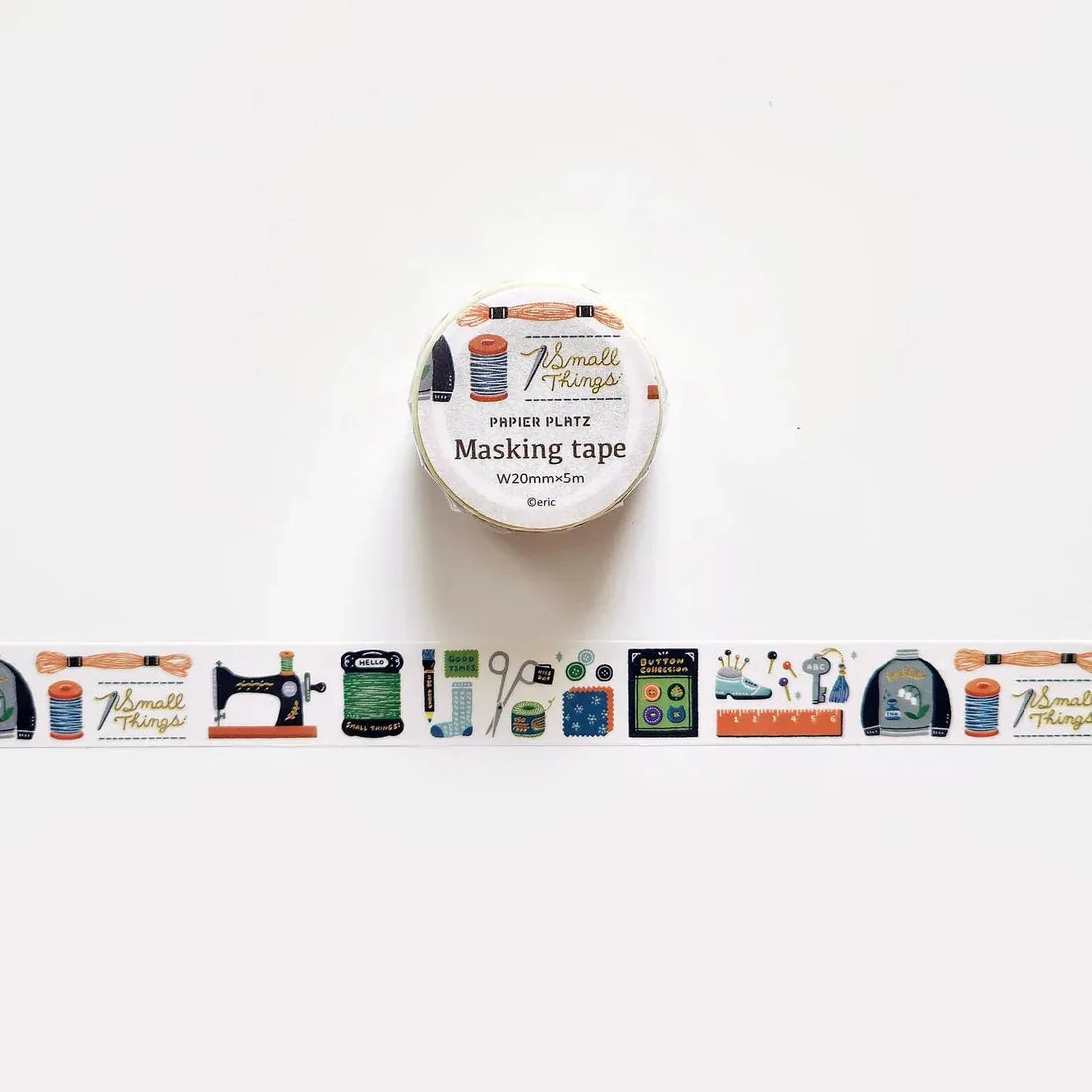Sewing Tools Washi Tape – Eric Small Things x Papier Platz