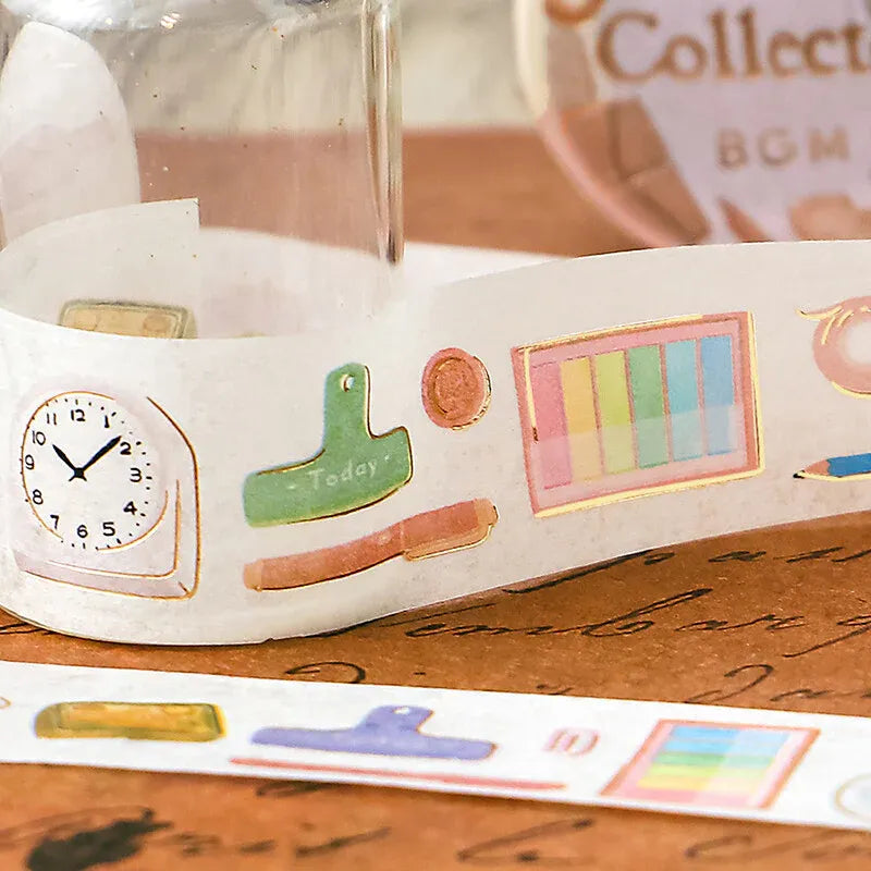 Stationary Collector Washi Masking Tape
