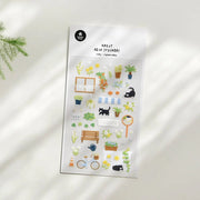 A Green Alley Plants Sticker Sheet