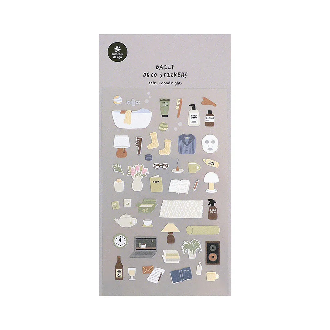 Good Night Routine Sticker Sheet