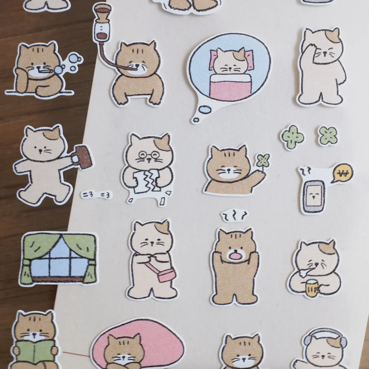 Goyomi & Goyami Busy Cats Sticker Sheet
