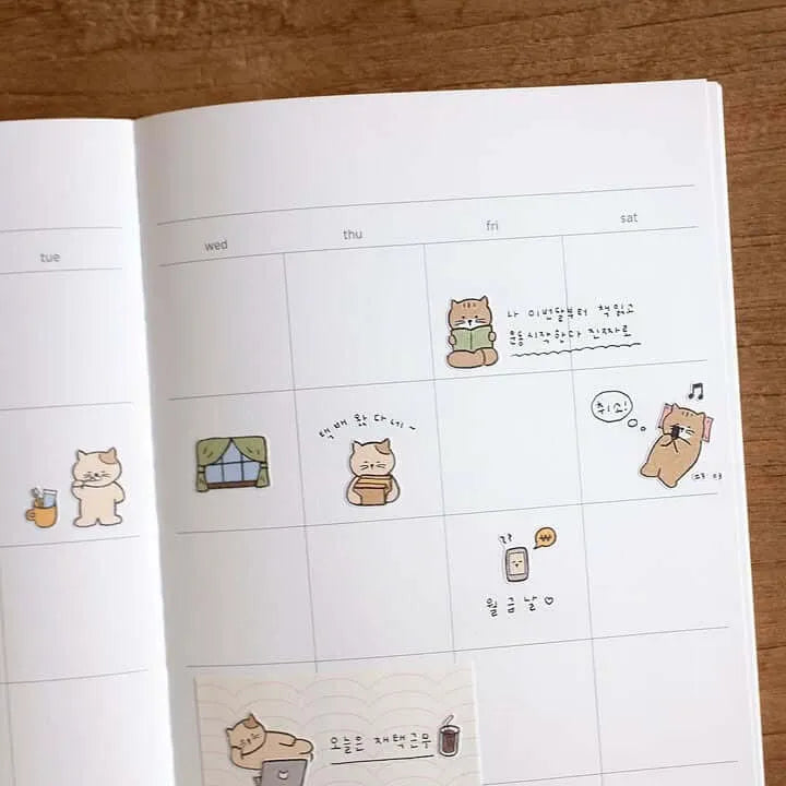 Goyomi & Goyami Busy Cats Sticker Sheet